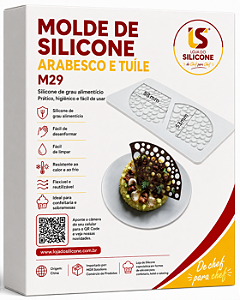 MOLDE DE SILICONE PARA TUILE E ARABESCO