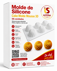 FORMA DE SILICONE CAKE MOLD MOUSSE 3D