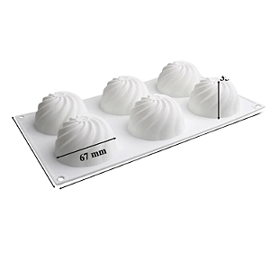 FORMA DE SILICONE CAKE MOLD MOUSSE 3D