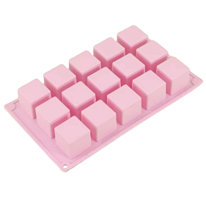FORMA DE SILICONE ANTIADERENTE CUBOS 4CM