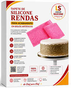 TAPETE DE SILICONE PARA DECORAÇÃO 40x10CM