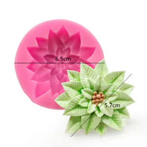 MOLDE DE SILICONE FLÔR PARA DECORAÇÃO