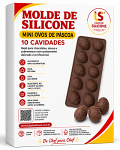 MOLDE DE SILICONE PARA OVOS DE PÁSCOA