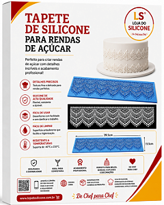 TAPETE DE SILICONE PARA DECORAÇÃO ENVIO IMEDIATO TAMANHO: 40x10.9x.1.5CM