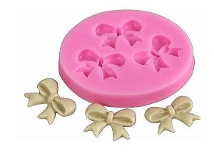 MOLDE SILICONE LACINHO 03 CAVIDADES PARA DECORAÇÃO