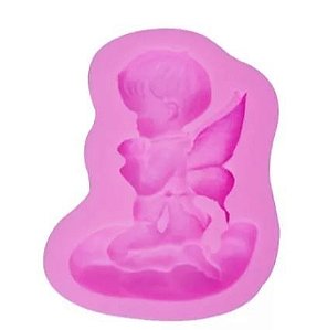 MOLDE DE SILICONE ANJO REZANDO, PARA CHOCOLATE OU PASTA AMERICANA