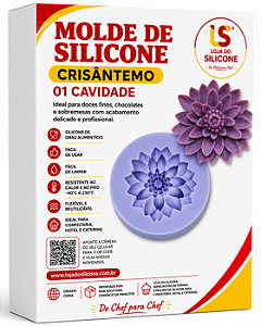 MOLDE DE SILICONE CRISÂNTEMO