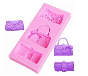MOLDE DE SILICONE PARA PASTA AMERICANA MINI BOLSAS
