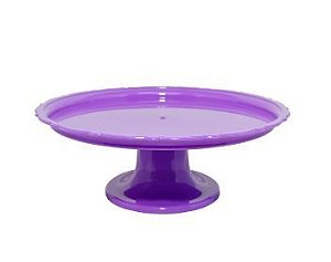 SUPORTE PARA BOLO EM POLIESTIRENO ROXO 26x07cm