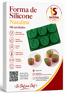 MOLDE E FORMA DE SILICONE NATALINO PARA ENTREMET