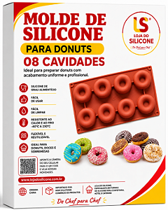 FORMA SILICONE PARA SAVARIM OU DONUTS