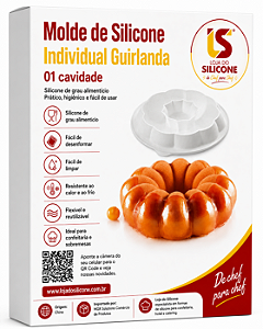 FORMA DE SILICONE GUIRLANDA PARA SOBREMESAS