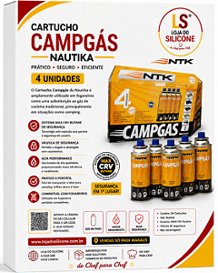 REFIL GÁS BUTANO PARA MAÇARICO OU FOGÃO CAMPING KIT 04 UNIDADES