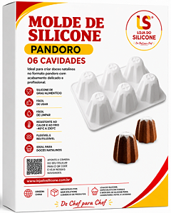 FORMA DE SILICONE PARA PANDORO