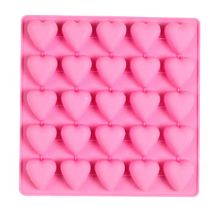 FORMA DE SILICONE CORAÇÃO PARA SABONETE 20 CVDS