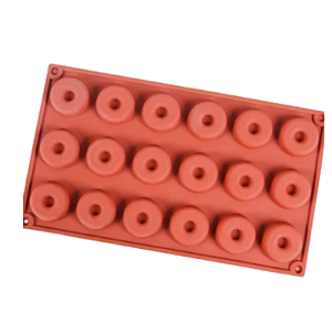 FORMA SILICONE PARA DONUTS 18 CAVIDADES
