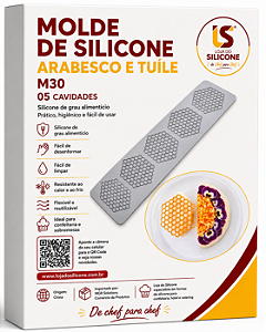 MOLDE DE SILICONE TUÍLE FAVO DE MEL