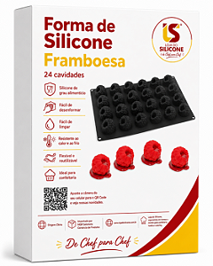 FORMA DE SILICONE FRAMBOESA 24 CAVIDADES
