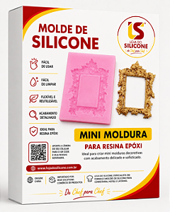 MOLDE DE SILICONE MOLDURA PARA RESINA EPÓXI