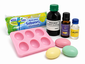 KIT 17 SABOARIA PARA INICANTE FORMA GLICERINA ESSENCIA E LAURIL