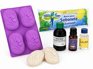 KIT 20 SABOARIA PARA INICANTE FORMA GLICERINA ESSENCIA E LAURIL