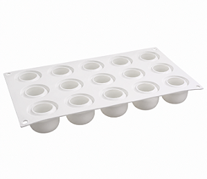 FORMA DE SILICONE CILINDRICA PARA DOCES FRANCES