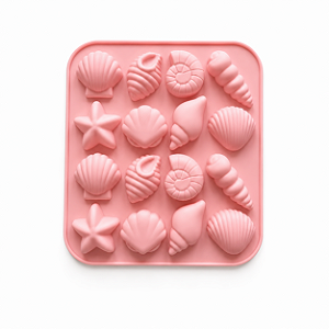 MOLDE DE SILICONE FUNDO DO MAR 16 CAVIDADES VARIOS MODELOS