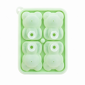 FORMA DE SILICONE PARA GELO URSINHO 4 CAVIDADES