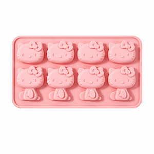 FORMA DE SILICONE HELLO KITTY DIVERTIDA PRATICA E VERSATIL