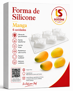FORMA DE SILICONE MANGA 6 CAVIDADES