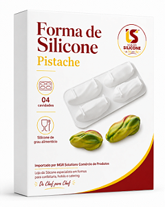 FORMA DE SILICONE PISTACHE 4 CAVIDADES