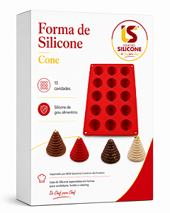 MOLDE DE SILICONE MINI CONE