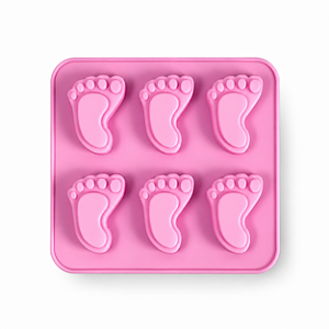 MOLDE DE SILICONE PEZINHO PARA PASTA AMERICANA