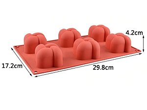 MOLDE DE SILICONE SOBREPOSTO PARA MONO PORÇÃO