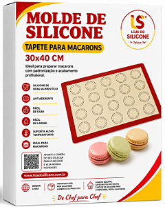 TAPETE ANTIADERENTE DE SILICONE PARA CONFEITARIA