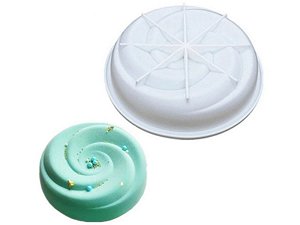 FORMA DE SILICONE ANTIADERENTE PARA SOBREMESAS E DOCES