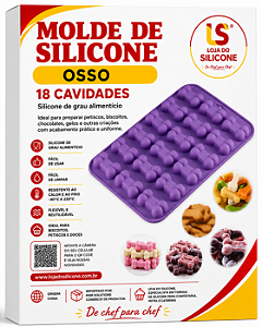 MOLDE DE SILICONE OSSO