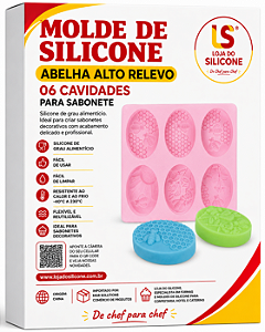 MOLDE DE SILICONE MULTI FUNÇÃO PARA SOBREMESAS E SABONETE