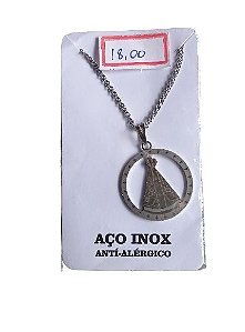 Colar em aço inox Anti-alérgico