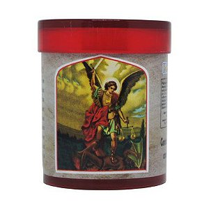 Vela Acrílica São Miguel arcanjo   Perfumada