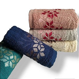 Kit com 5 Toalhas de Banho Florença - 135cm x 70cm 340g/m²