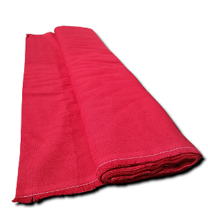 Tecido Para Pano de Prato Grosso Trama 11 - 10 metros de Comprimento 70 centimetros de Largura Cor Vermelho Liso