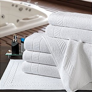 Toalha de Banho para Hotel Alta Absorção 70x130cm - Profissional Prata -  Central Toalhas Branco