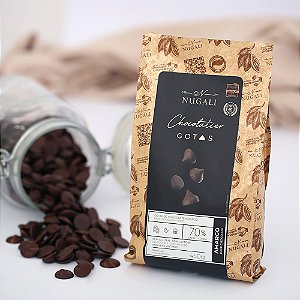 Gotas de Chocolate Amargo 70% Cacau