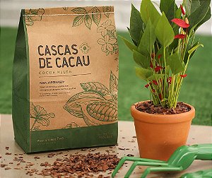 Cascas de Cacau para Jardinagem