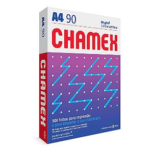 Papel Sulfite Chamex A4 Branco 90g com 500 Folhas