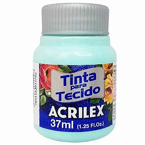 Tinta para Tecido Acrilex 37ml Verde Bebê 810 12 unidades