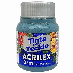 Tinta para Tecido Acrilex 37ml Cinza Lunar 574 com 12 unidades