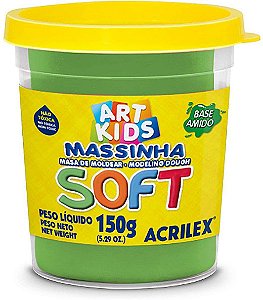 Massa de Modelar Soft Acrilex 150g Verde 101