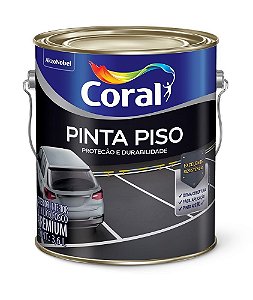 Tinta Pinta Piso Coral Premium Galão 3,6 Litros - Amarelo Demarcação